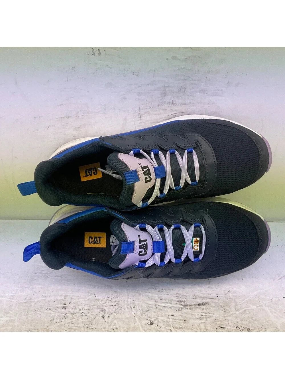 CATERPILLAR Women's Streamline Runner Carbon Comp. Toe Work Shoes Navy Size 8W